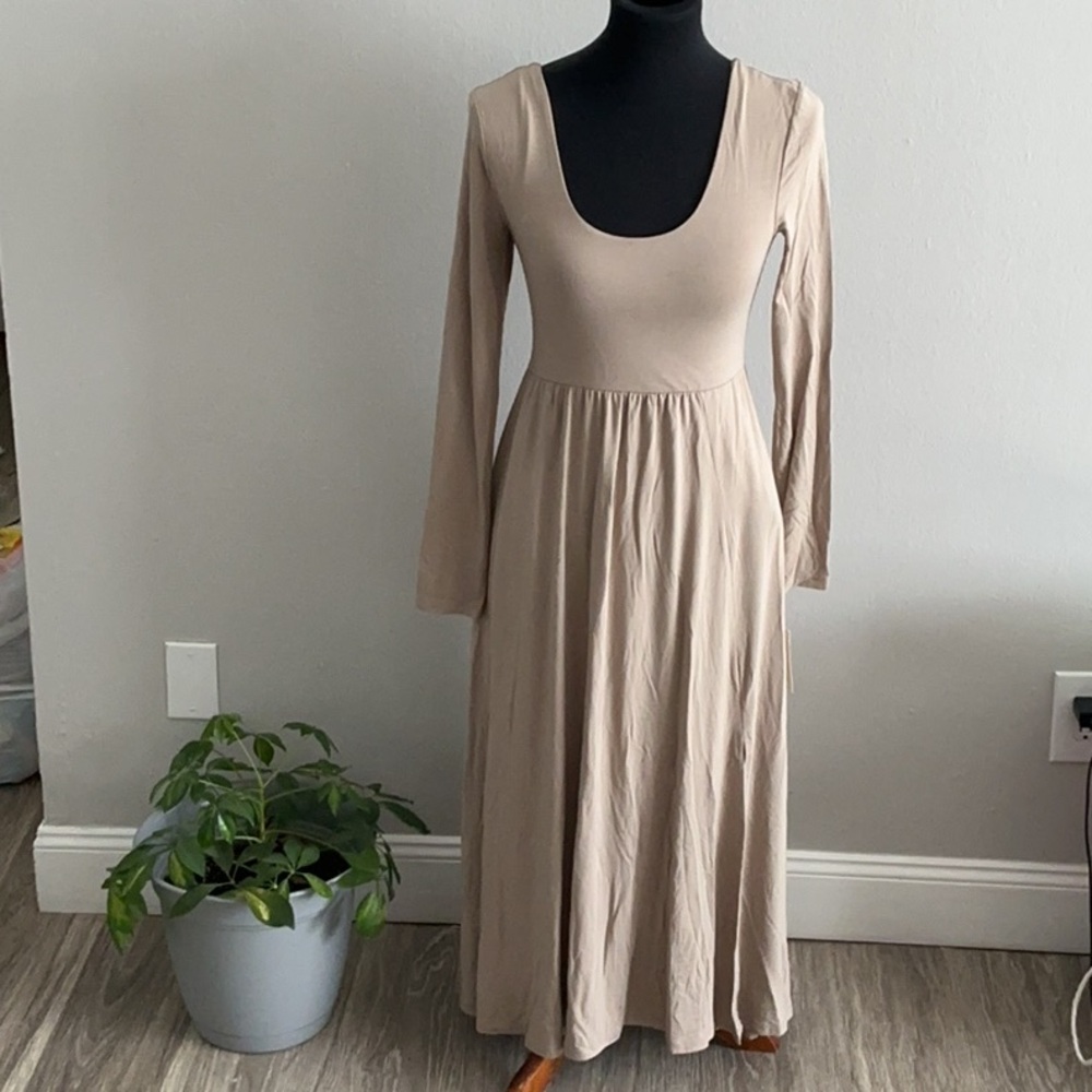 A New Day Women's Maxi Dress - Tan